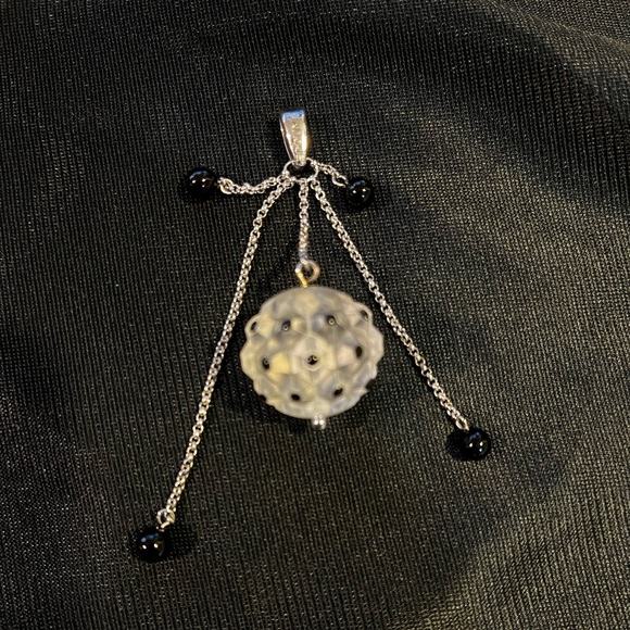 Lalique Crystal Cactus Pendant designed by Lalique France - Picture 3 of 3